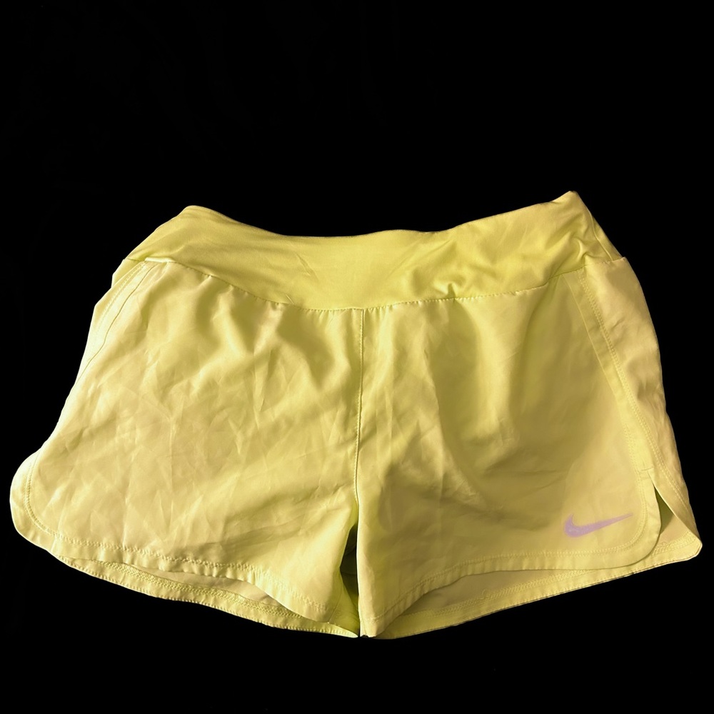 Nike shorts (green/yellow). Super cute!